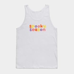 Spooky season cute type design Tank Top